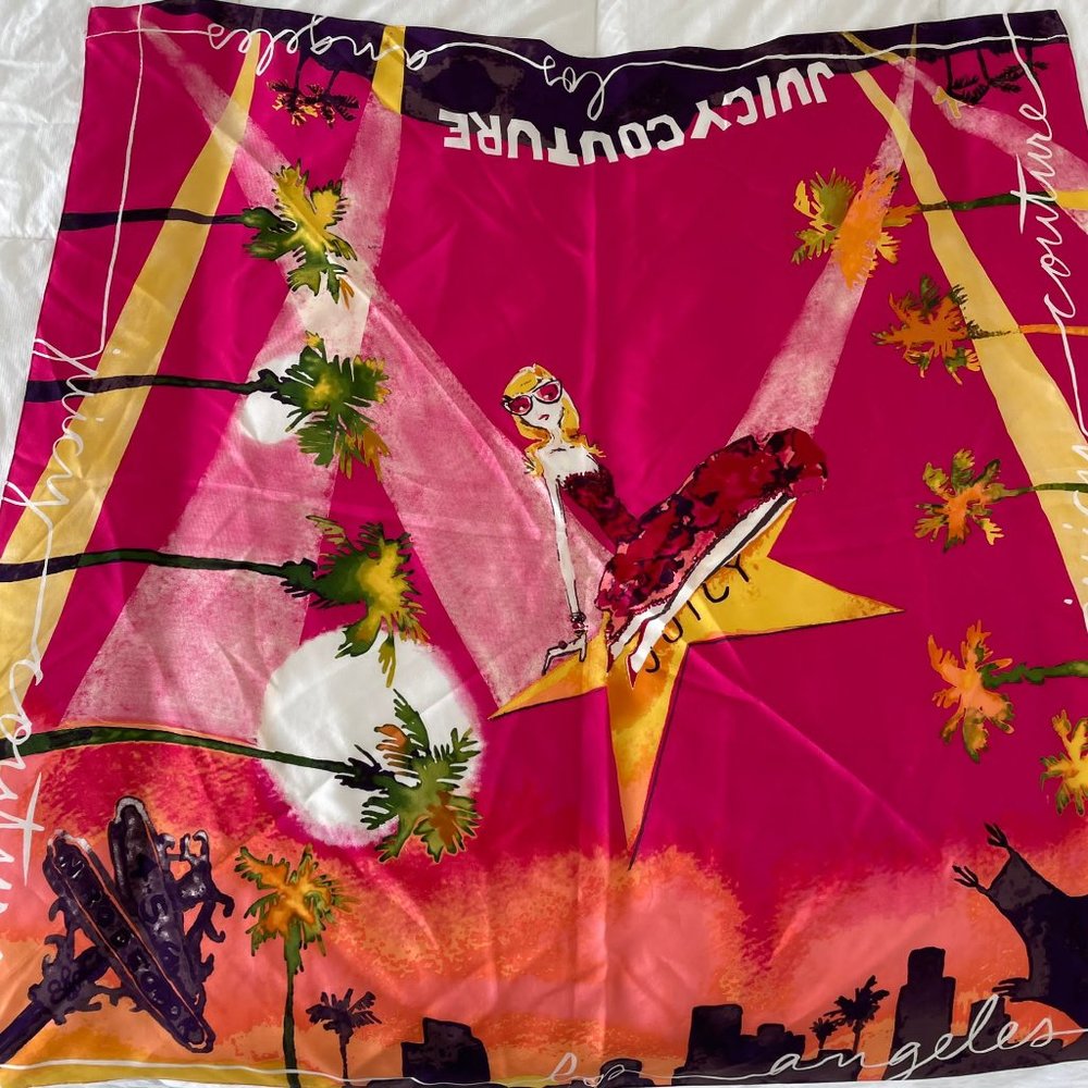 JUICY COUTURE Silk Scarf